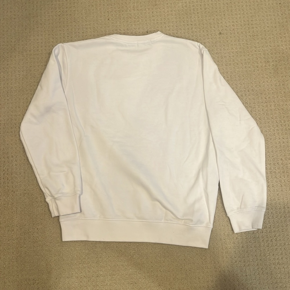 PRETTYLITTLETHING LOGO WHITE GRAPHIC PRINT SWEATSHIRT - Picture 3 of 3